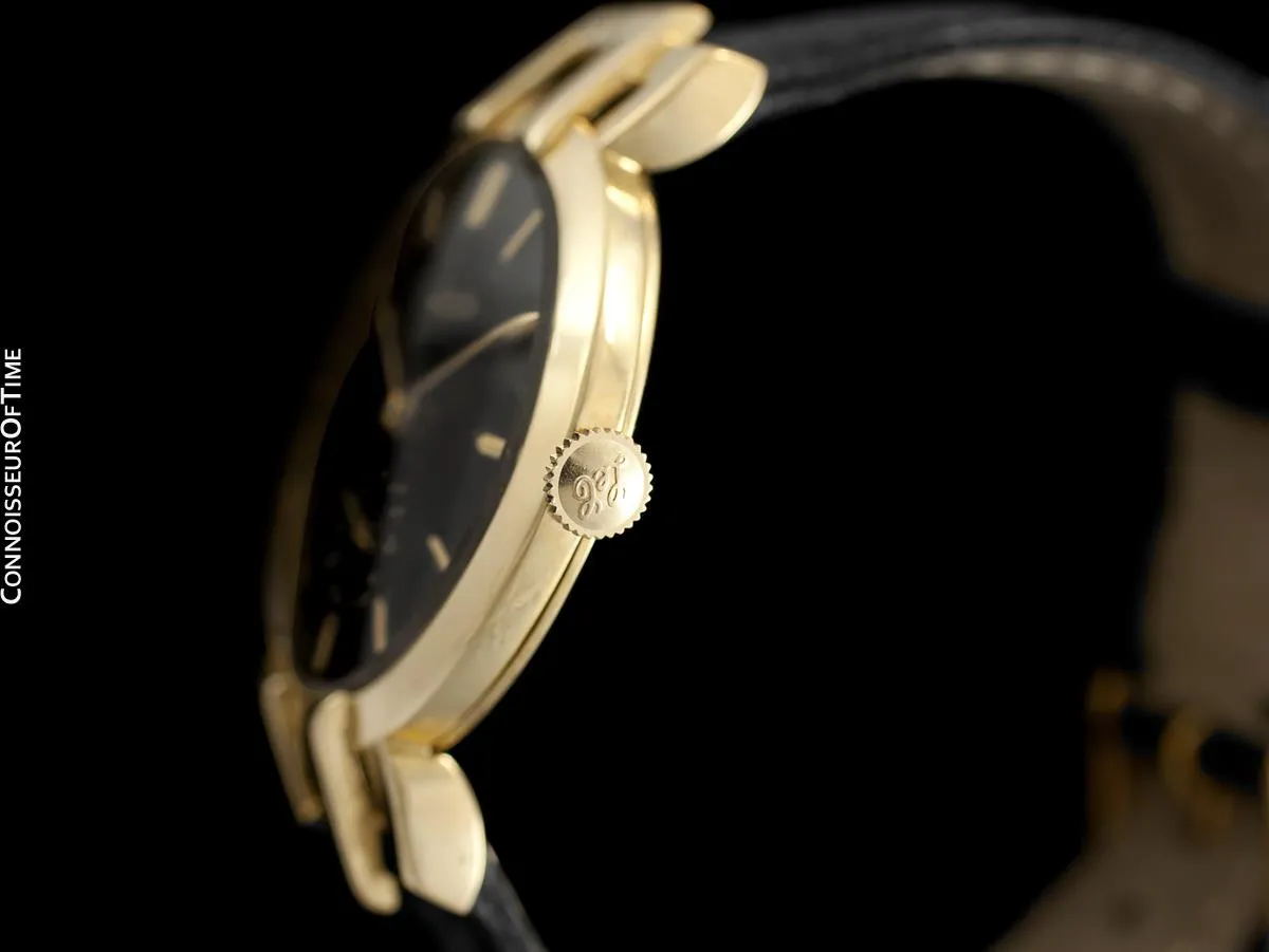 1951 Jaeger-LeCoultre Vintage Mens Watch, Extremely Rare Model, 18K Gold - The Hale