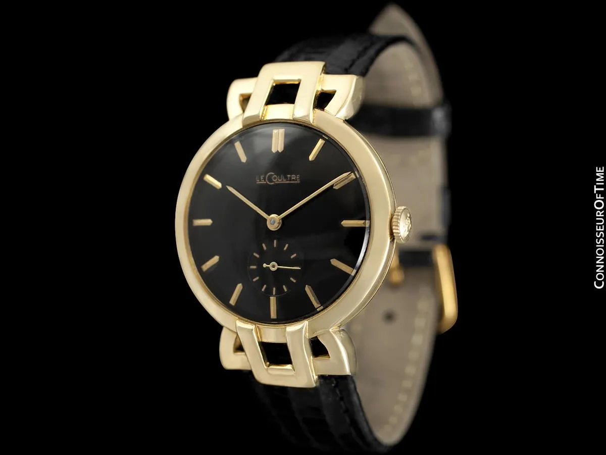 1951 Jaeger-LeCoultre Vintage Mens Watch, Extremely Rare Model, 18K Gold - The Hale