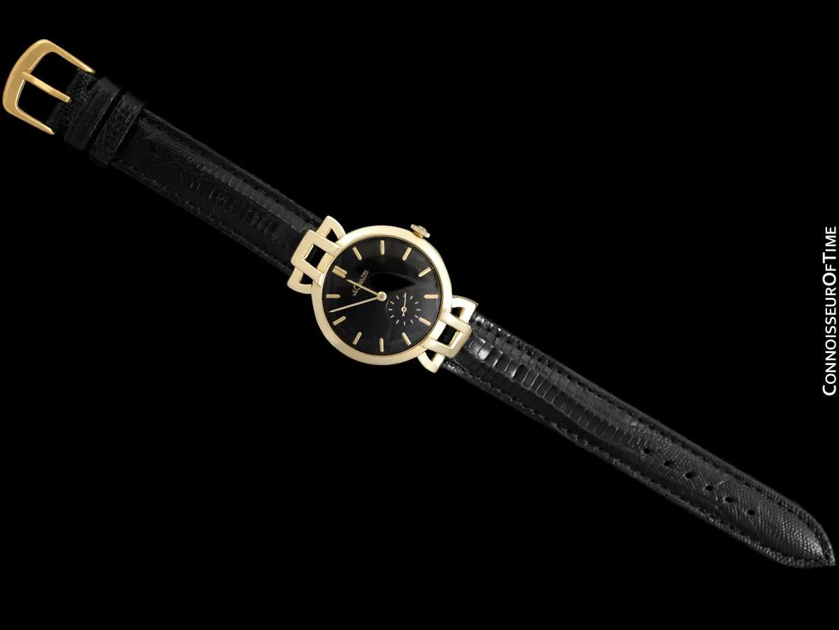 1951 Jaeger-LeCoultre Vintage Mens Watch, Extremely Rare Model, 18K Gold - The Hale