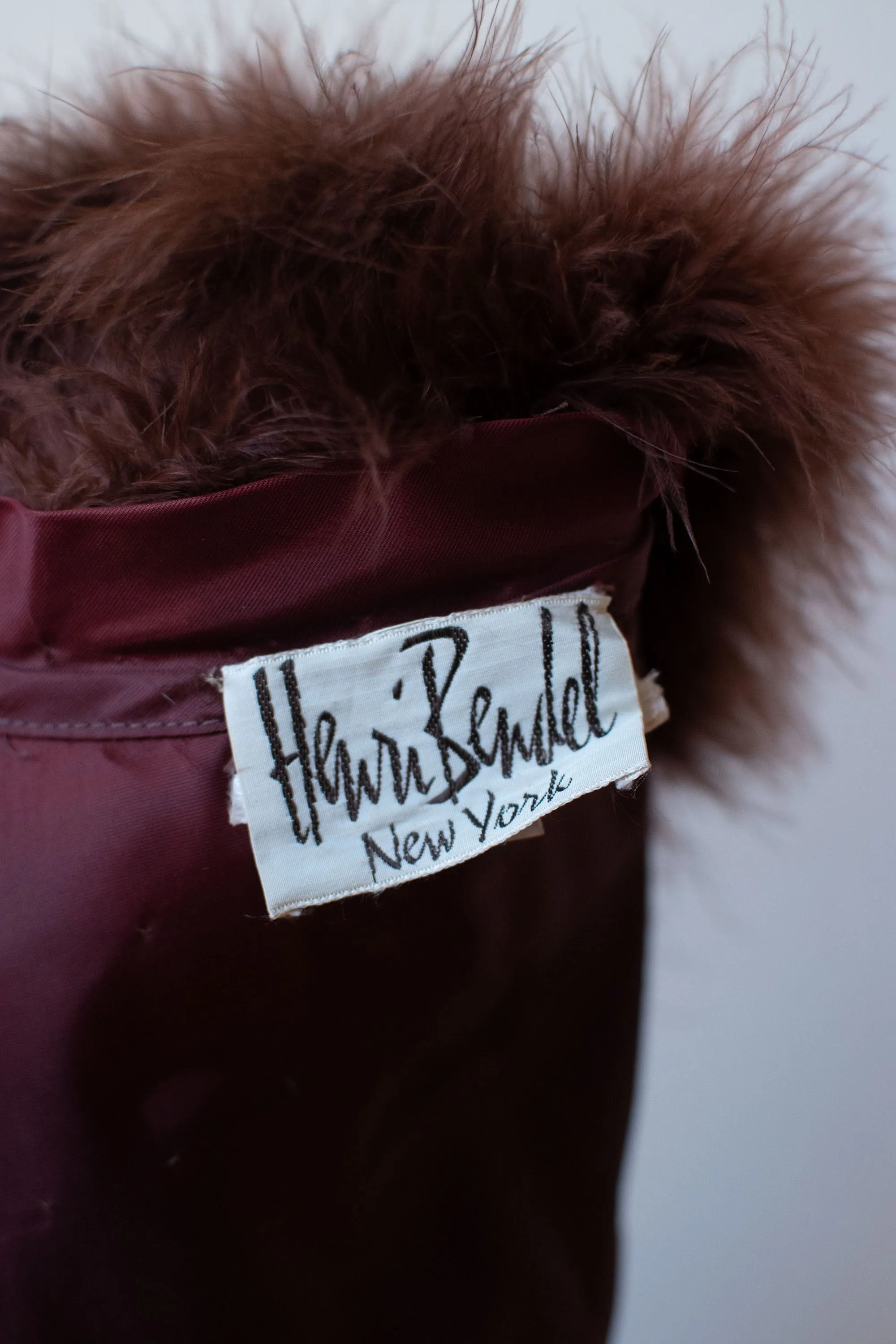 1980s Feather Coat | Emily Wetherby