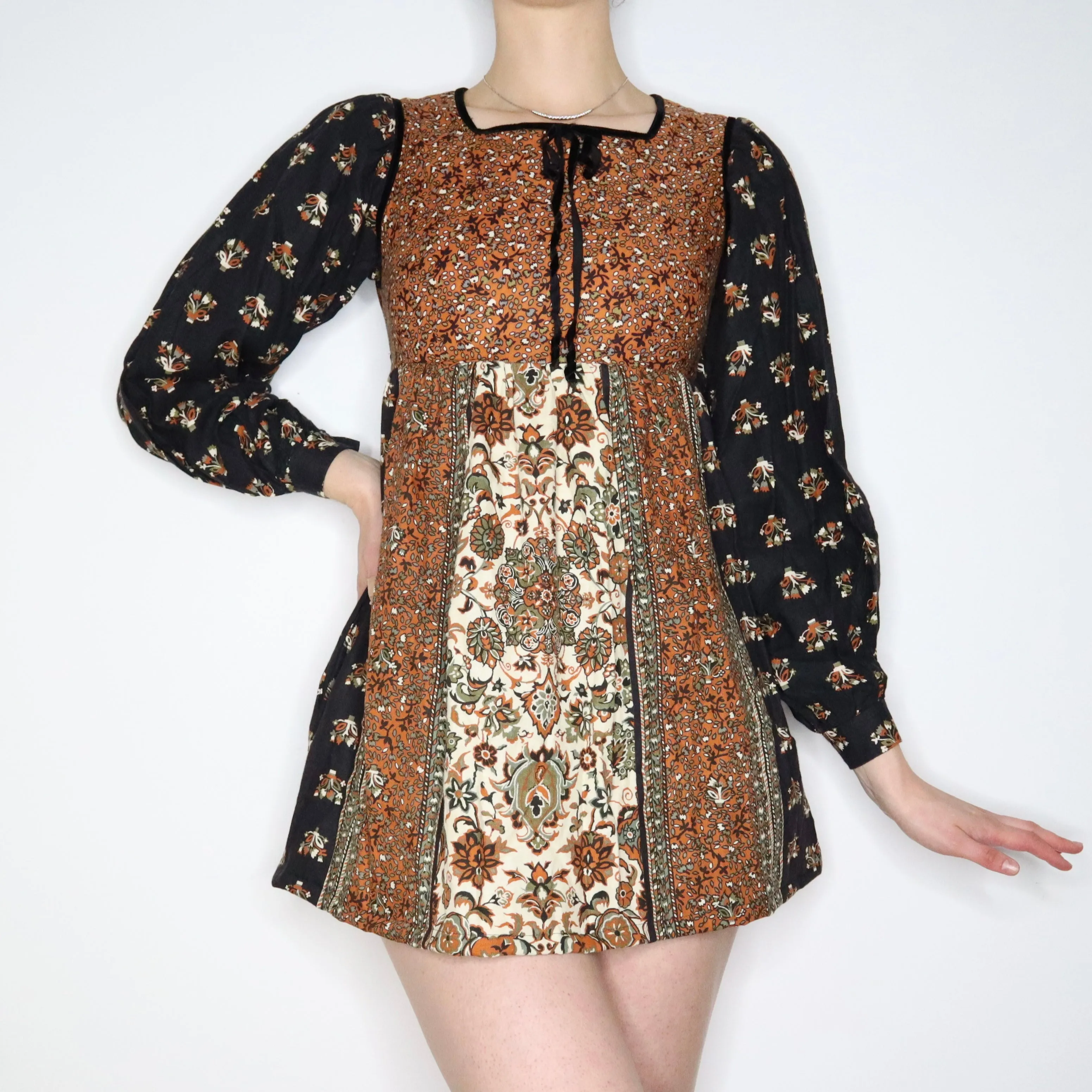 70s Babydoll Dress (XS)