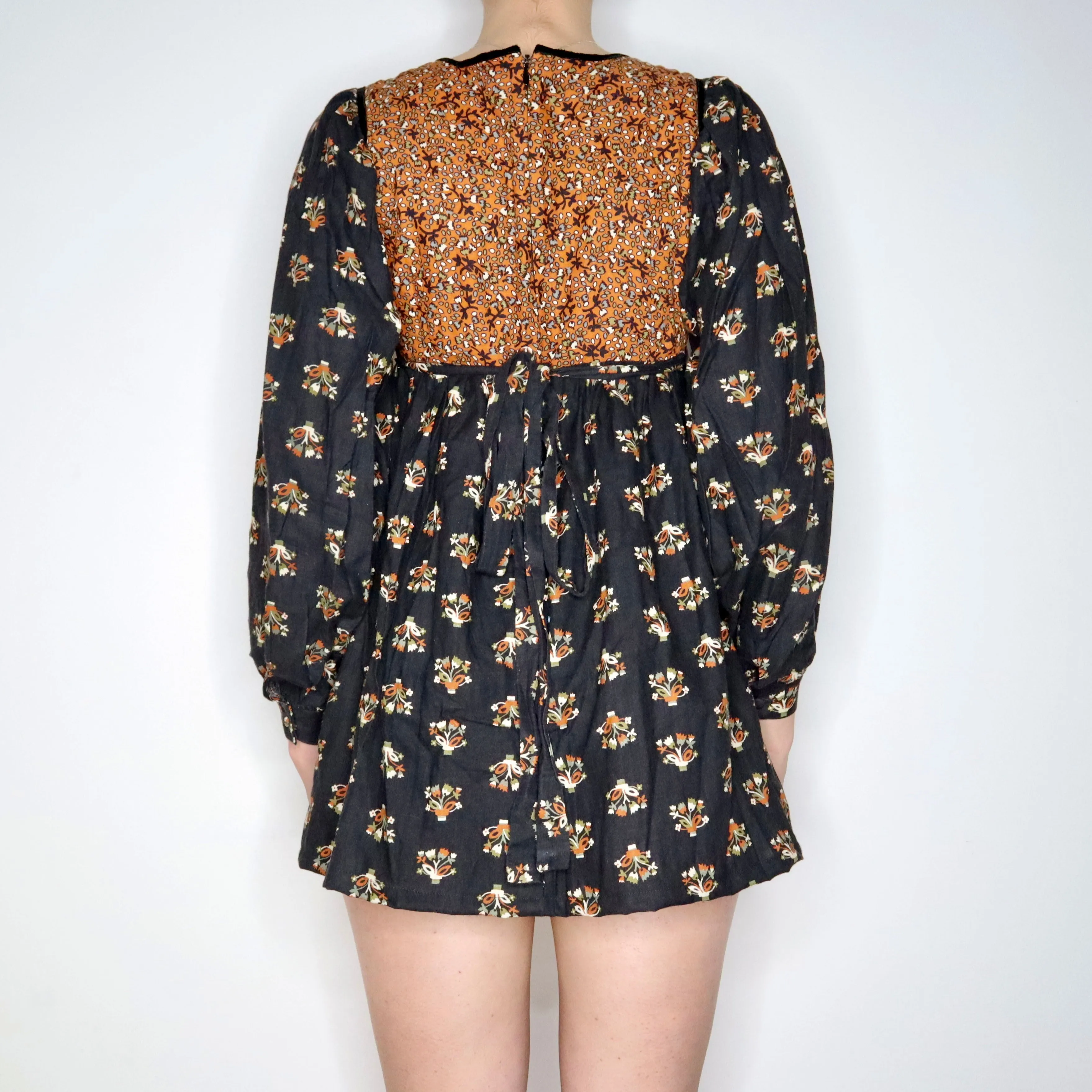 70s Babydoll Dress (XS)