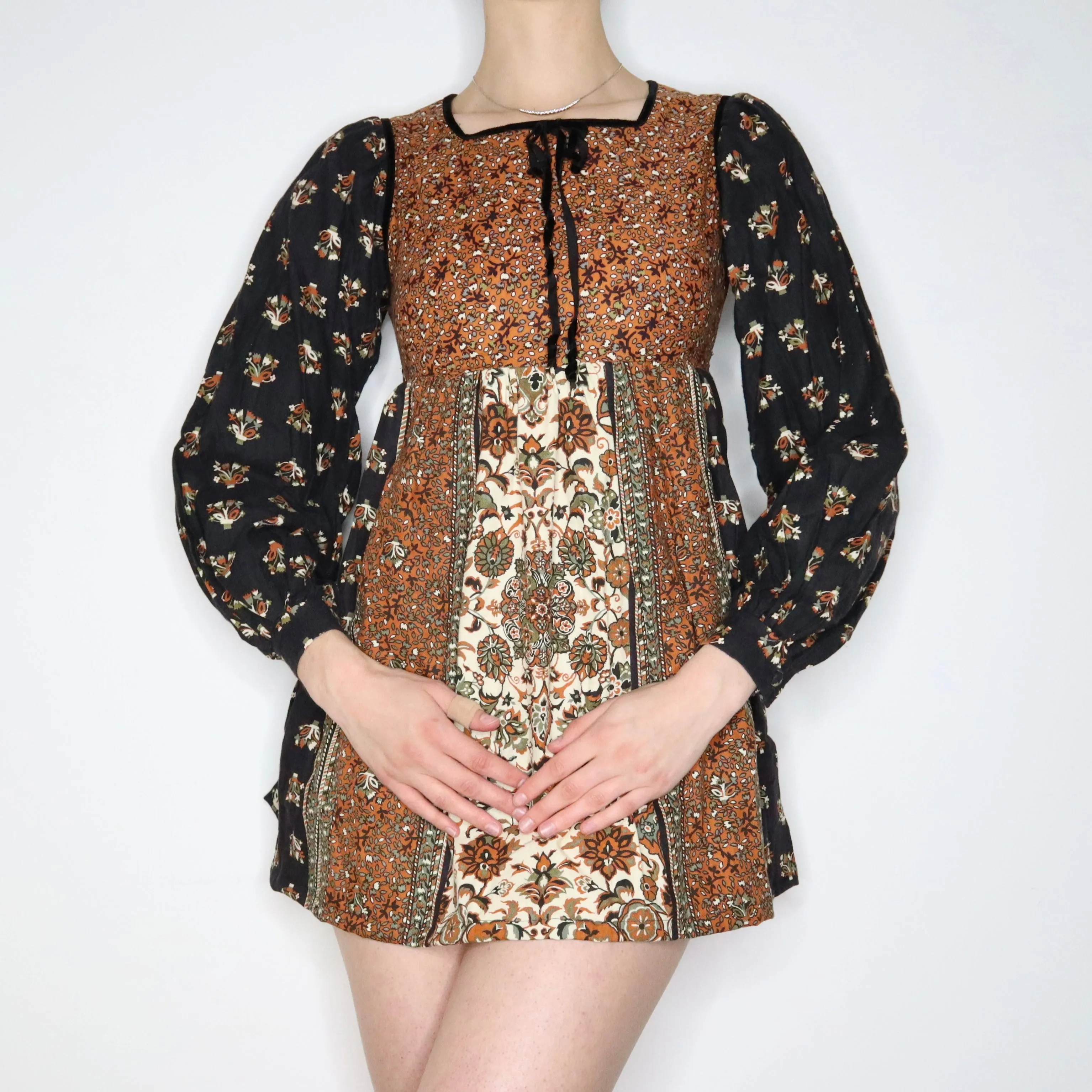 70s Babydoll Dress (XS)