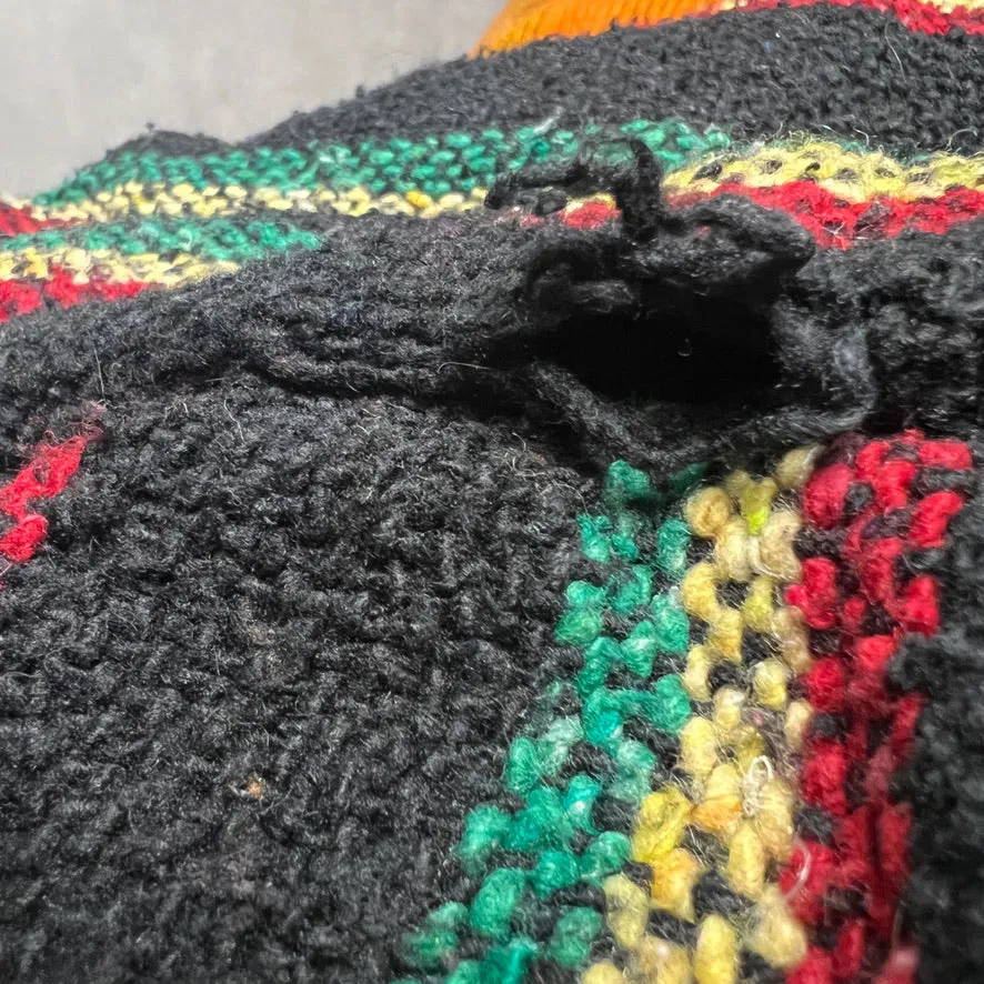 90'S MEXICO製 / RASTA COLOR BAJA HOODIE (UNISEX)