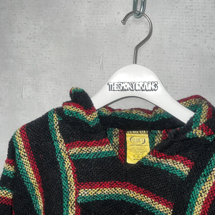 90'S MEXICO製 / RASTA COLOR BAJA HOODIE (UNISEX)