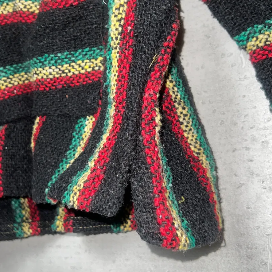 90'S MEXICO製 / RASTA COLOR BAJA HOODIE (UNISEX)