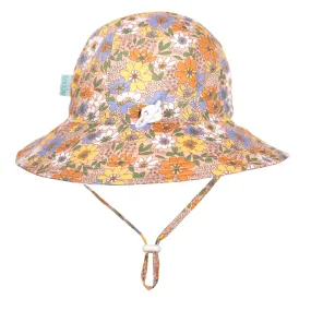 Acorn Maggie Wide Brim Sunhat Peach Multi