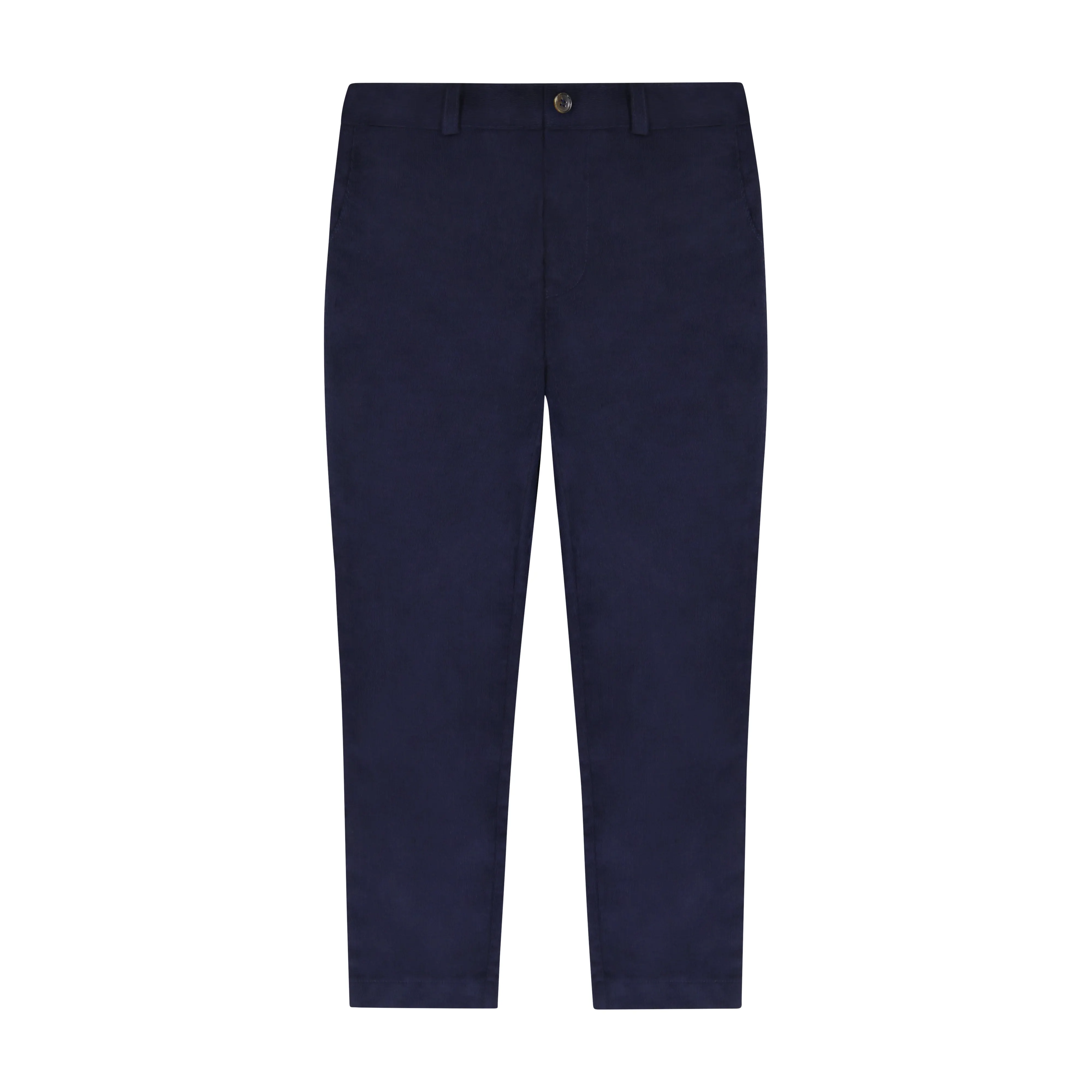 Alex Boys Flat Front Pant Navy Corduroy
