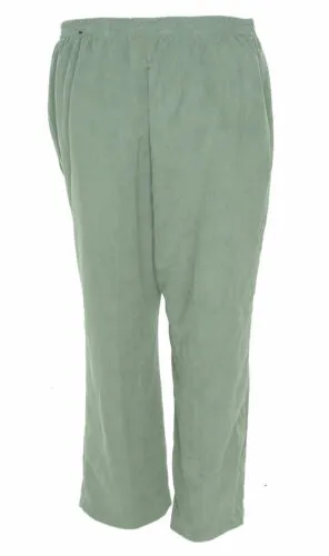 Alfred Dunner Women's Classic Fit Comfort Waist Corduroy Pants Gray