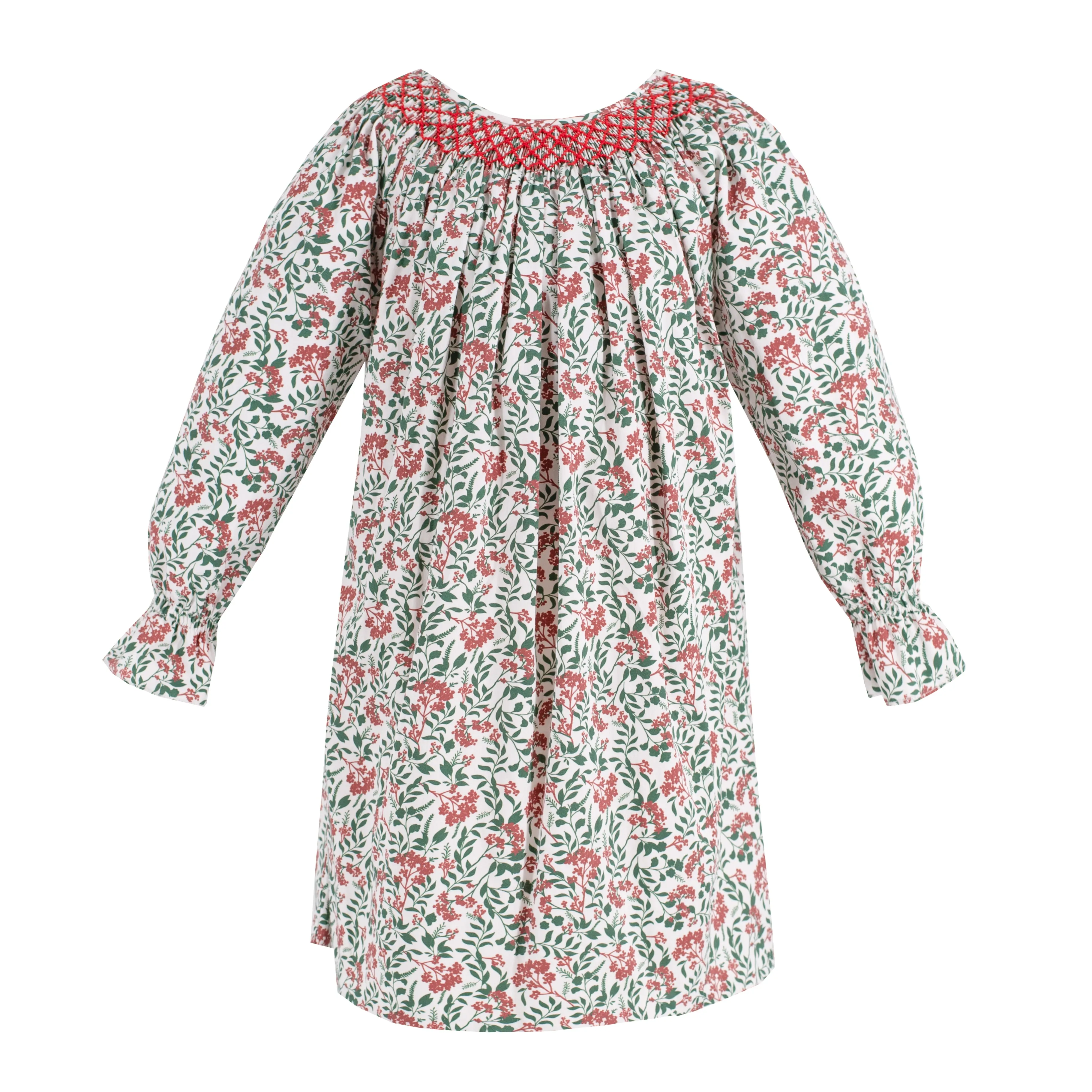 Aspen Girl Dress - Holly Berry