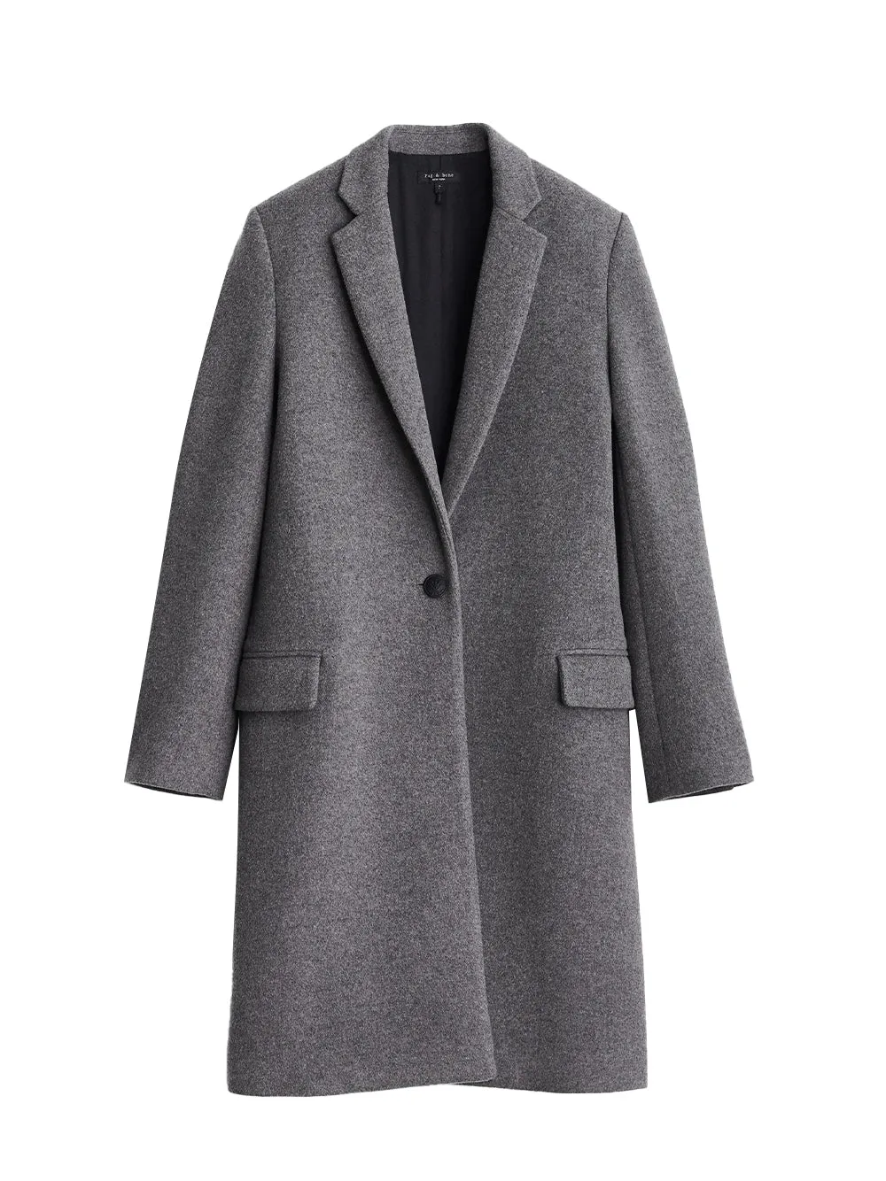 Ava Italian Wool Coat Hthrgry