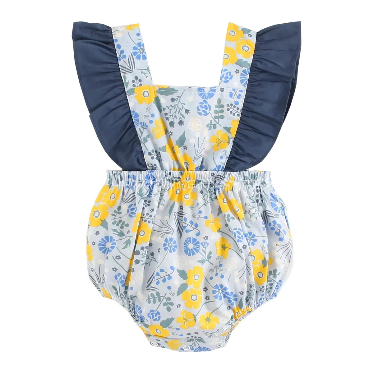 Baby Girl's Flower Romper