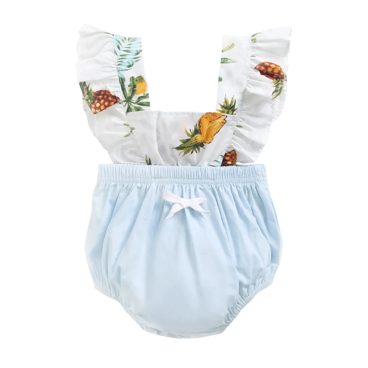 Baby Girl's Flower Romper