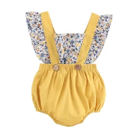 Baby Girl's Flower Romper