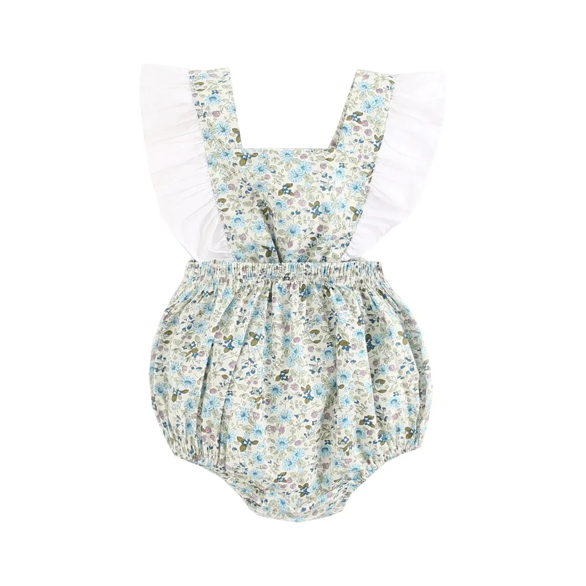 Baby Girl's Flower Romper