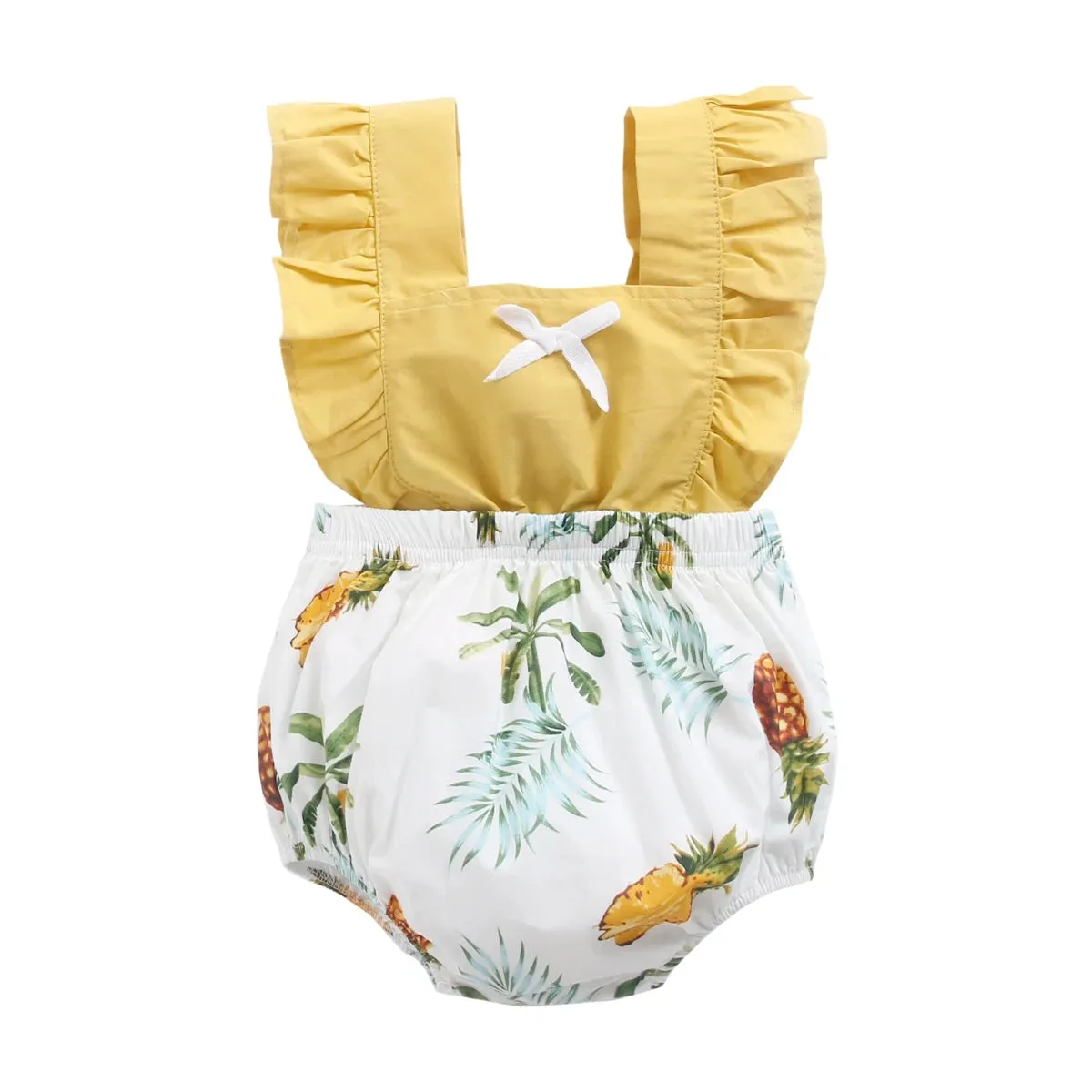 Baby Girl's Flower Romper