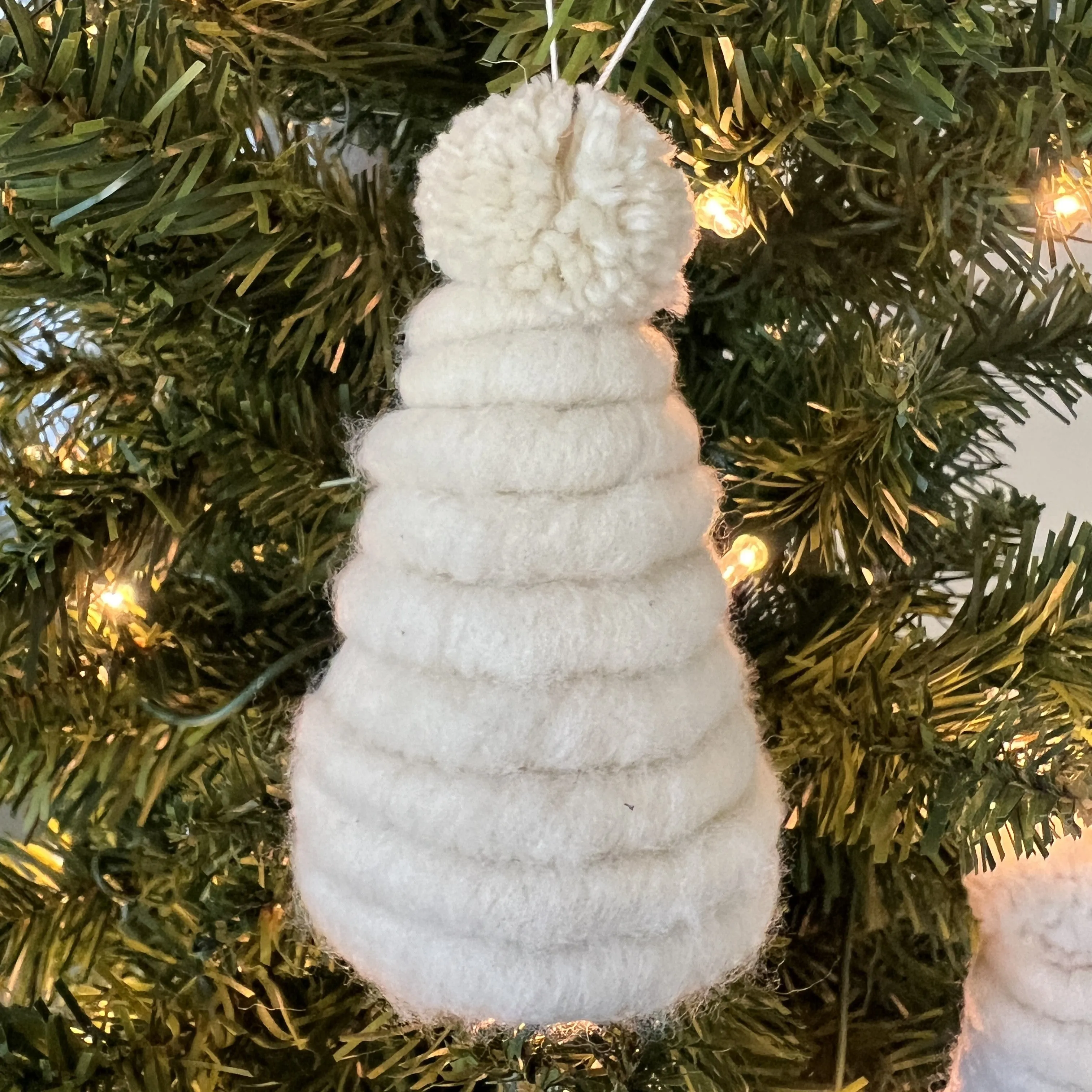 Babydoll Sheep Core-Spun Christmas Tree Ornament