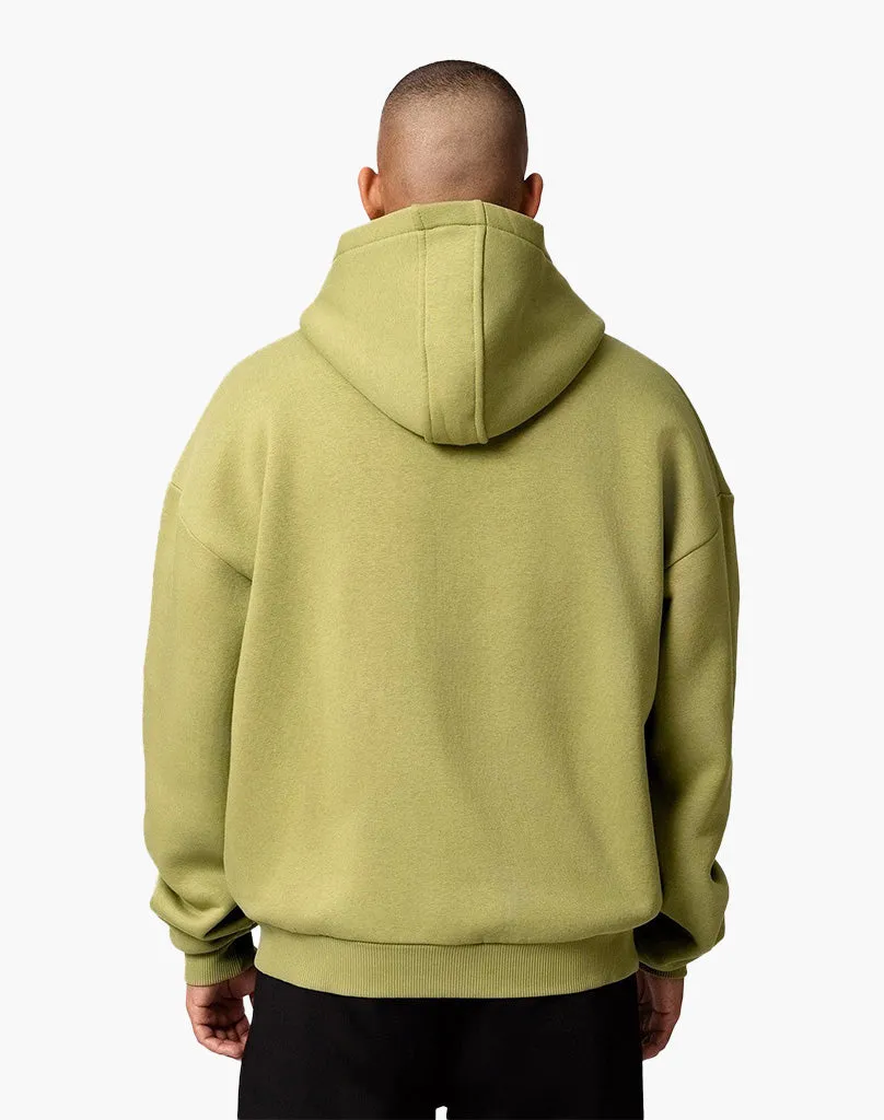 BASIC ZIP-HOODIE (DARK GREEN)