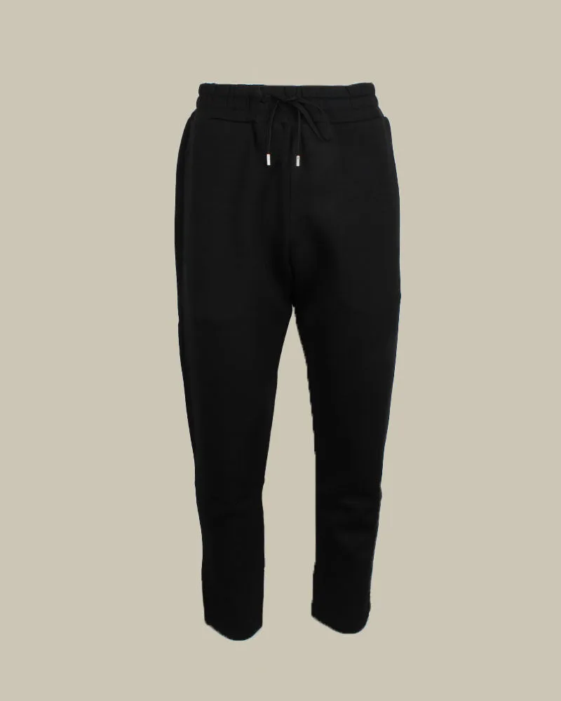 Black Jersey Joggers
