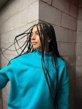 BLUE NECK SWEATSHIRTS