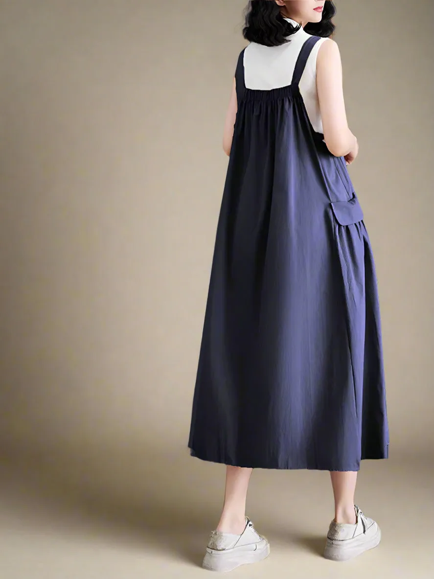 Boho Breeze Sleeveless Overall Dungaree
