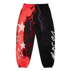 Bossi Star Tie-Dye Embellished Sweatpants