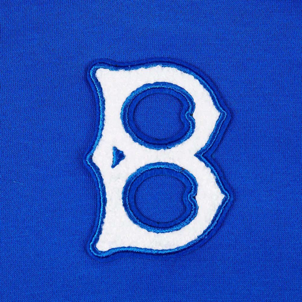 BROOKLYN DODGERS RETRO CLASSIC TODDLER GIRLS RIB FLC PO HOODIE (ROYAL BLUE)