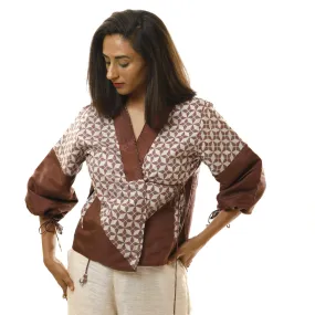 Brown Kimono Jacket