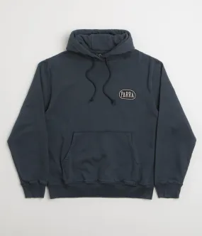 by Parra Oval Logo Hoodie - Washed Blue