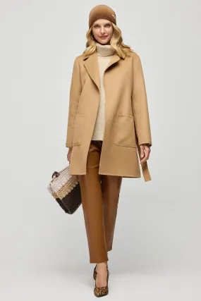 Camel Cashmere Meghan Short Coat