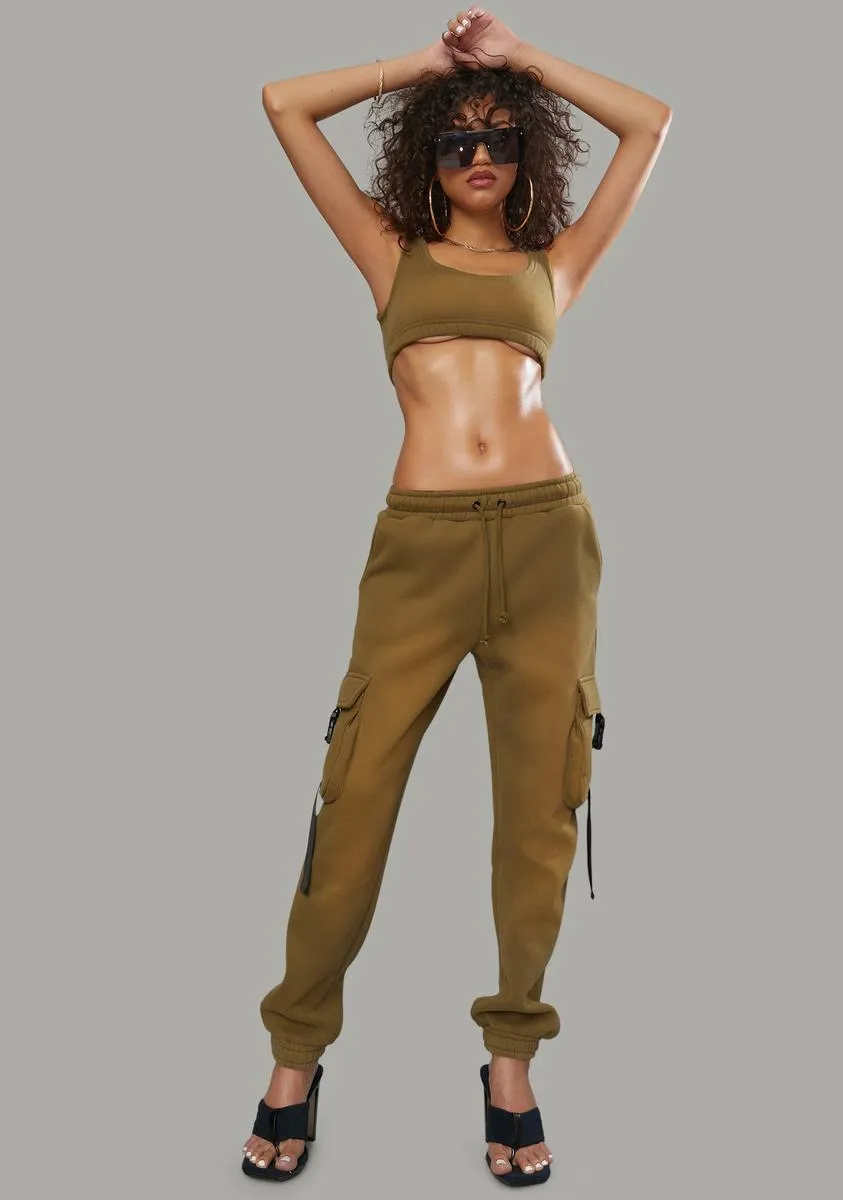 Category Is Fierce Cargo Joggers Set