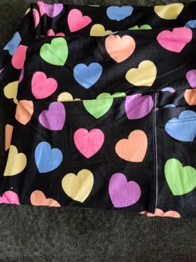 *Charlies Project Pastel Heart Leggings