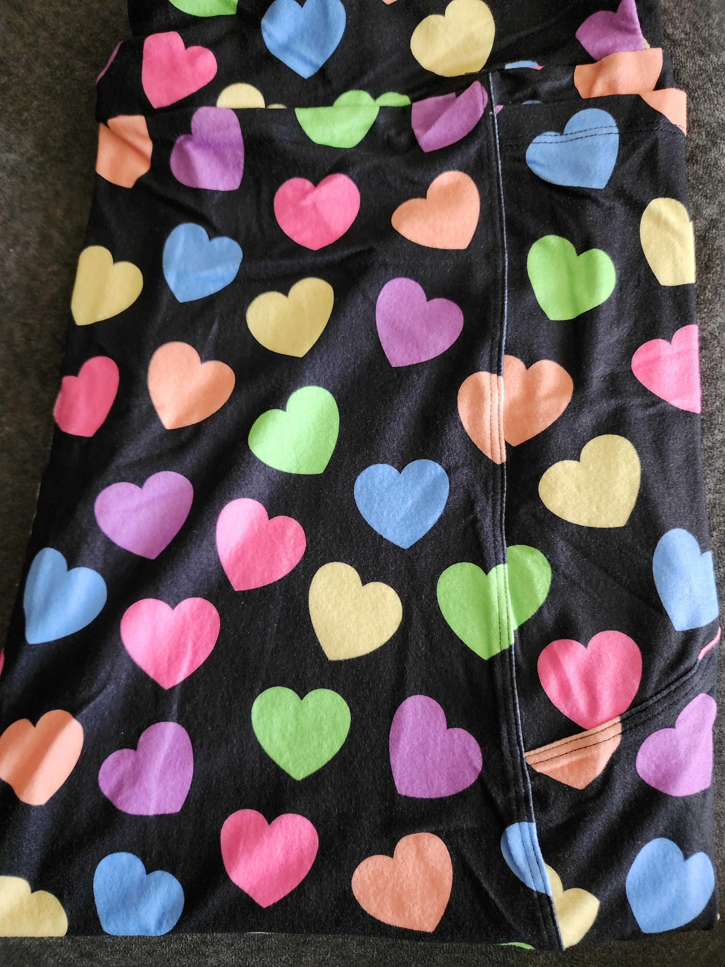 *Charlies Project Pastel Heart Leggings