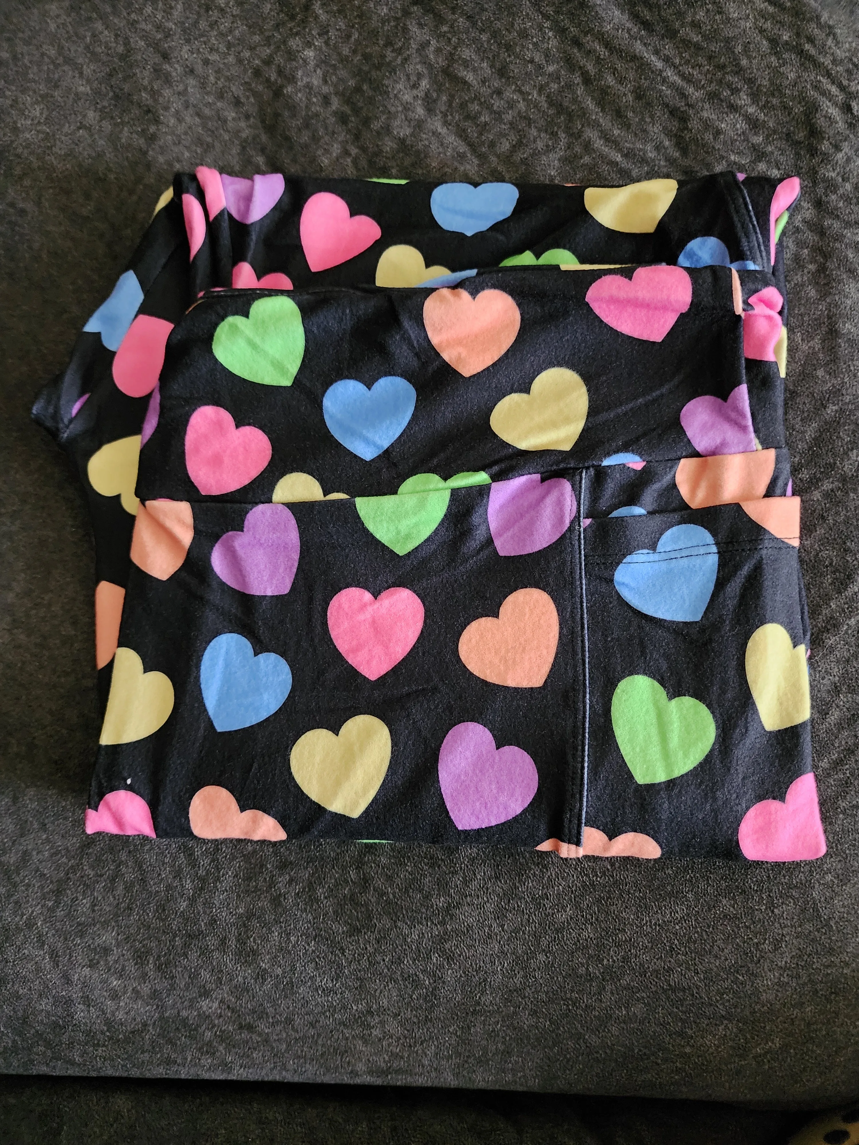 *Charlies Project Pastel Heart Leggings