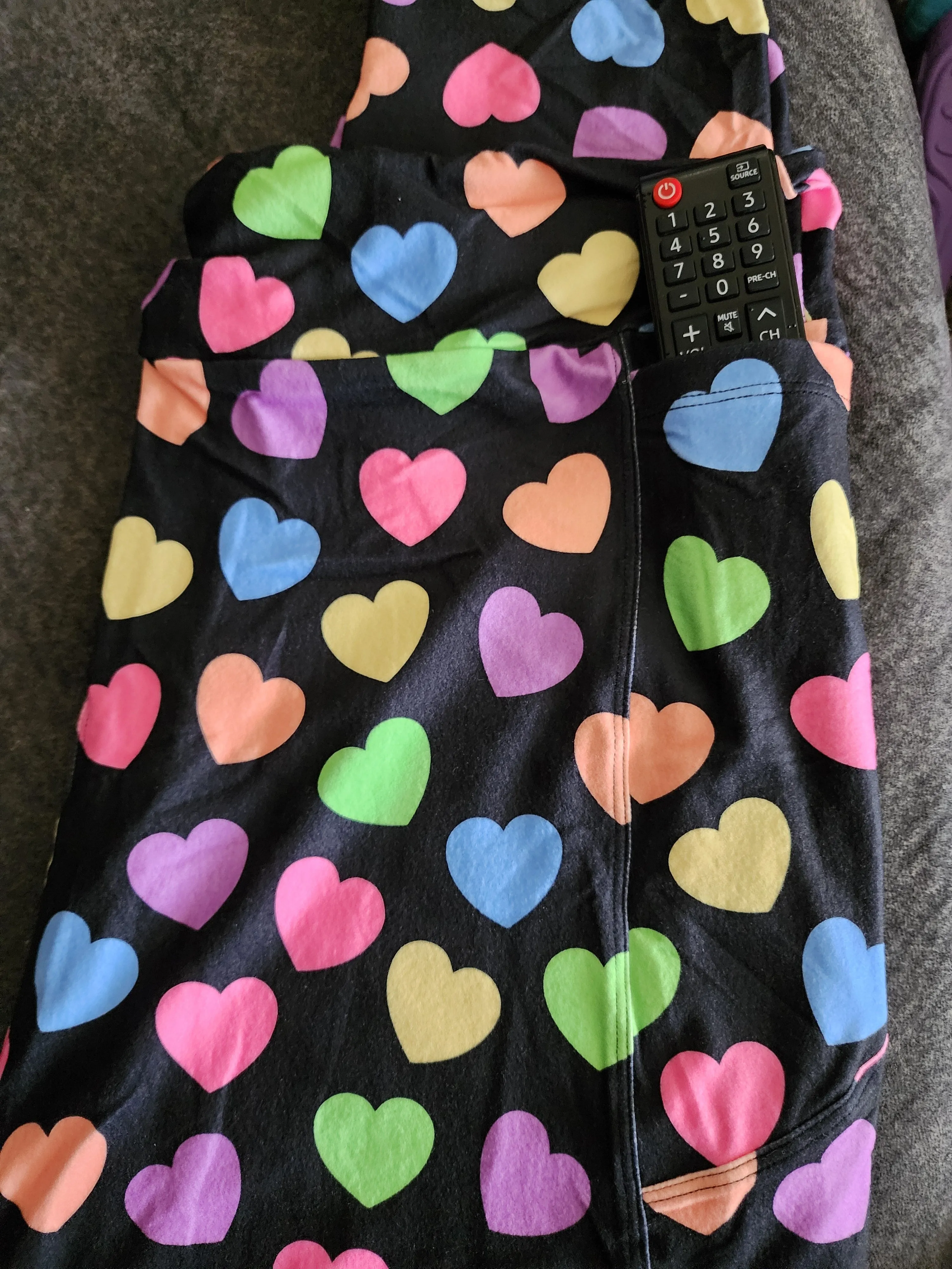 *Charlies Project Pastel Heart Leggings