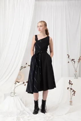Checked  Midi Dress-Pre-order