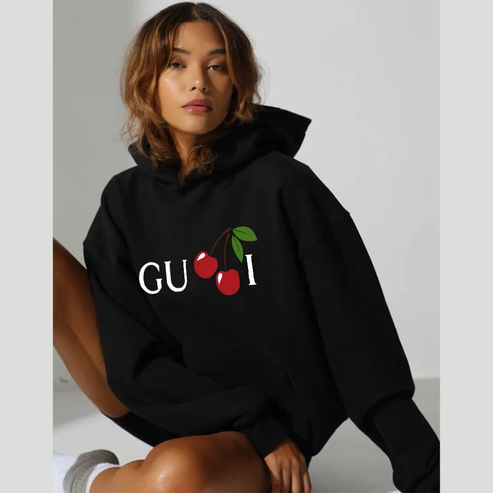Cherry Hooded Sweatshirt