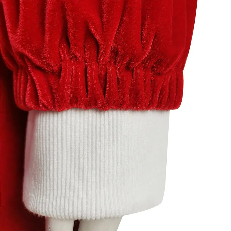 Christmas Santa Dress Christmas Mrs. Claus Costume Red Velvet Dress Christmas Party Suit