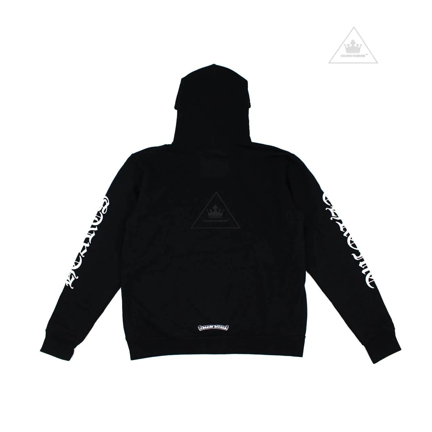 Chrome Hearts "Script Letters" Hoodie Black