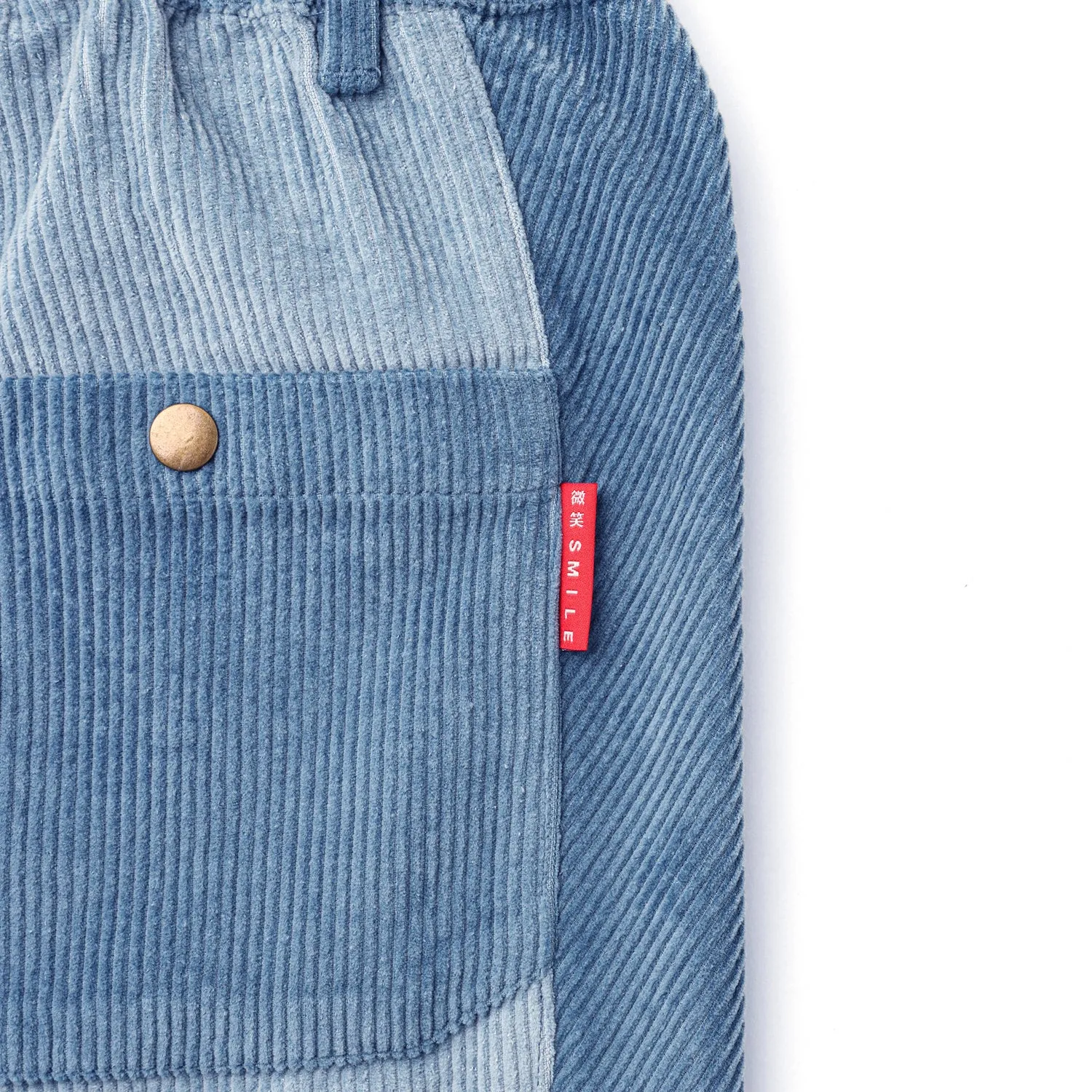 Cord Panel Pants
