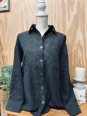 Corduroy Oversized Shacket