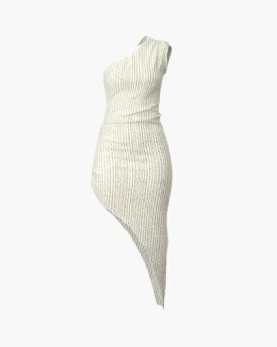 Costantina – Split-leg detail – Knitted mini dress