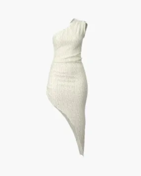 Costantina – Split-leg detail – Knitted mini dress