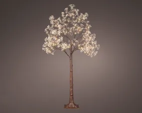 Cream and gold gypsophilia/baby breath LED tree-150cm