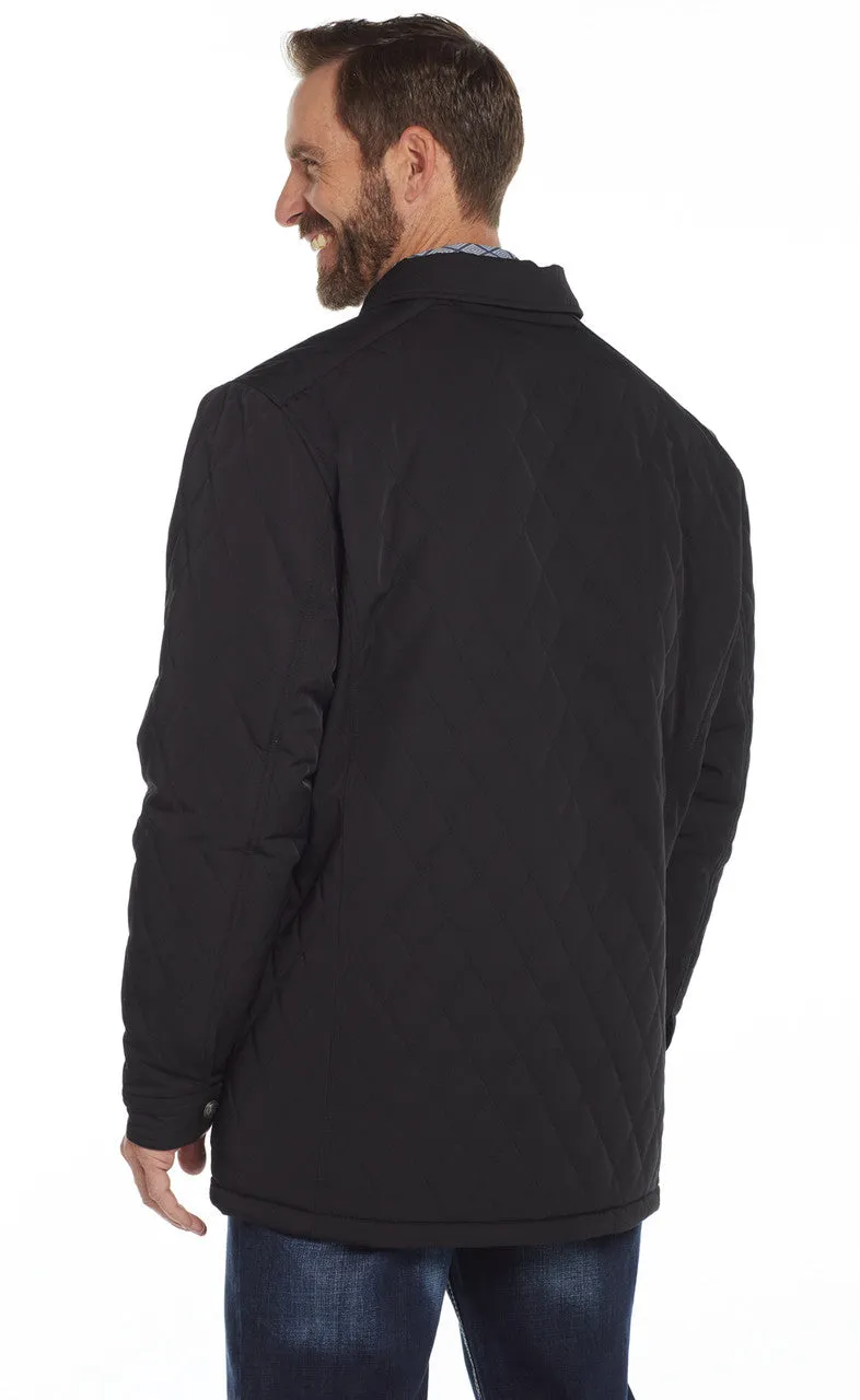 Cripple Creek Men's Box Quilted Barn Coat CW5640