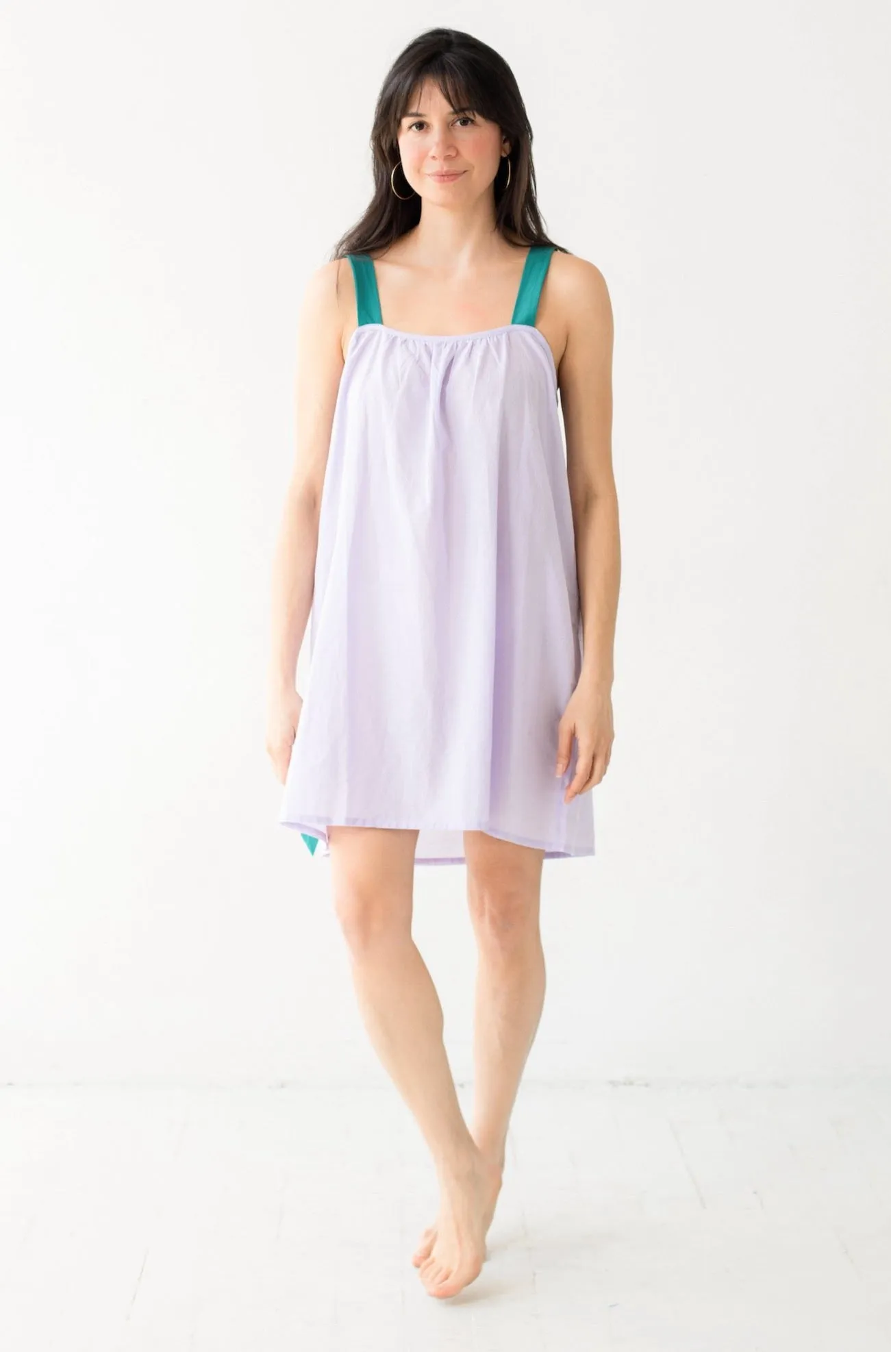 Daisy Tie Strap Cotton Babydoll