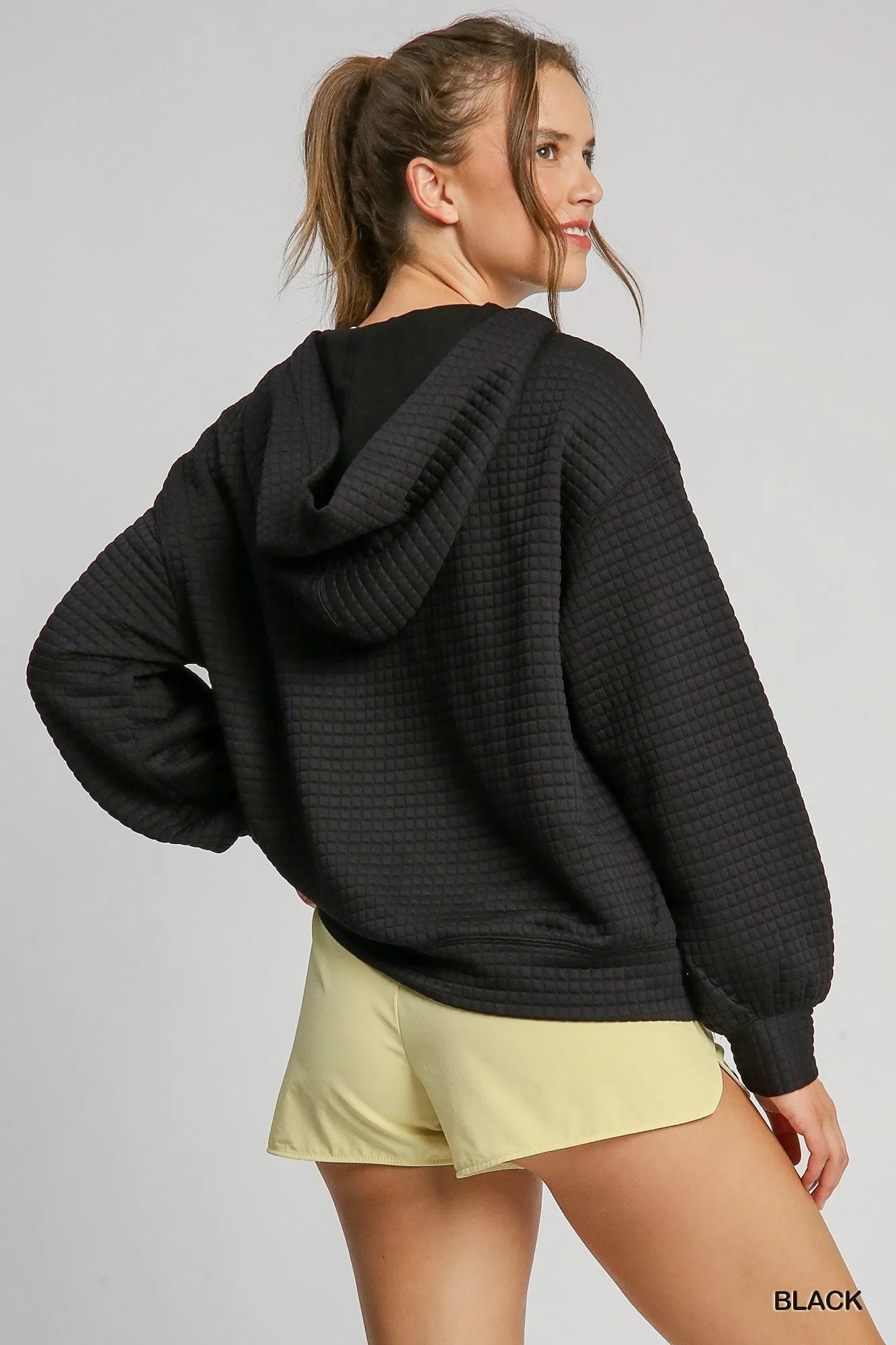 Deandre Quilted Long Sleeve Top