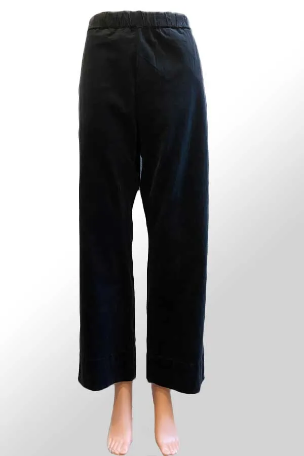 Deep Hem Wide Leg Pant - mini corduroy