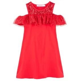 Designer Kidz Cherry Christmas Dress