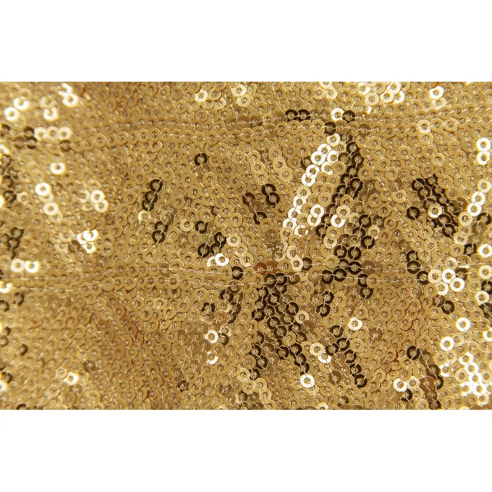 Diamond Glitz Sequin Table Runner - Gold
